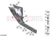 BMW Motorrad BMW 2022 C models CE04 (0C51, 0C53) Footboard support | Footboard support