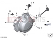 BMW Motorrad BMW 2020 F models F 750 GS (0B08, 0B18) Engine housing cover, left | Engine housing cover, left