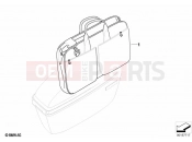 BMW Motorrad BMW 2020 F models F 750 GS (0B08, 0B18) Inner pocket, case, official-use | Inner pocket, case, official-use