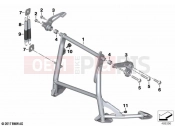 BMW Motorrad BMW 2020 F models F 750 GS (0B08, 0B18) Centre stand 2 | Centre stand 2