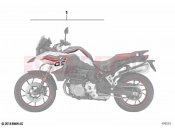 BMW Motorrad BMW 2020 F models F 750 GS (0B08, 0B18) Sticker set 3 | Sticker set 3