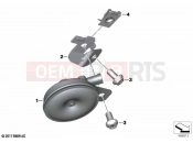BMW Motorrad BMW 2020 F models F 750 GS (0B08, 0B18) Horn | Horn