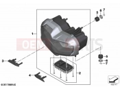 BMW Motorrad BMW 2020 F models F 750 GS (0B08, 0B18) LED headlight - Generation II | LED headlight - Generation II