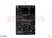 BMW Motorrad BMW 2020 F models F 750 GS (0B08, 0B18) Label 