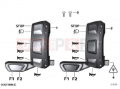 BMW Motorrad BMW 2020 F models F 750 GS (0B08, 0B18) Additional switch special vehicle left 2 | Additional switch special vehicle left 2