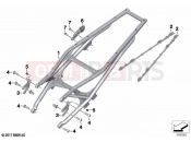 BMW Motorrad BMW 2021 F models F 850 GS (0B09, 0B19) Rear frame | Rear frame