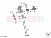 BMW Motorrad BMW 2021 F models F 850 GS (0B09, 0B19) Side stand | Side stand
