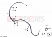 BMW Motorrad BMW 2021 F models F 850 GS (0B09, 0B19) Clutch cable | Clutch cable