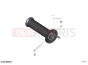 BMW Motorrad BMW 2021 F models F 850 GS (0B09, 0B19) Grip left unheated | Grip left unheated
