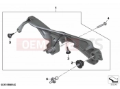 BMW Motorrad BMW 2021 F models F 850 GS (0B09, 0B19) Cover, cable runway | Cover, cable runway
