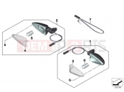 BMW Motorrad BMW 2021 F models F 850 GS (0B09, 0B19) Turn indicators, front | Turn indicators, front