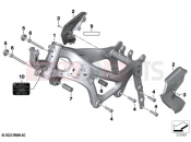 BMW Motorrad BMW 2021 F models F 850 GS (0B09, 0B19) Front frame | Front frame