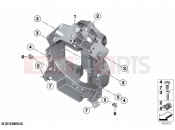 BMW Motorrad BMW 2021 F models F 850 GS (0B09, 0B19) Front panel carrier | Front panel carrier