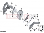 BMW Motorrad BMW 2021 F models F 850 GS (0B09, 0B19) Wind deflector | Wind deflector