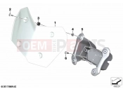 BMW Motorrad BMW 2021 F models F 850 GS (0B09, 0B19) Windshield / mounting | Windshield / mounting