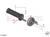 BMW Motorrad BMW 2021 F models F 850 GS (0B09, 0B19) Grip left / Multi-Controller | Grip left / Multi-Controller
