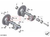 BMW Motorrad BMW 2021 F models F 850 GS (0B09, 0B19) Compensating shaft | Compensating shaft