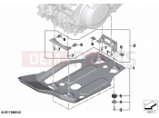 BMW Motorrad BMW 2021 F models F 850 GS (0B09, 0B19) Engine guard, aluminium | Engine guard, aluminium