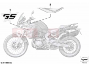 Stick-on label 3 | Stick-on label 3 - BMW Motorrad F 850 GS (0B39) 2021