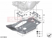 Engine underride protection aluminium | Engine underride protection aluminium - BMW Motorrad F 850 GS (0B39) 2021