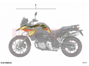 Sticker set 2 | Sticker set 2 - BMW Motorrad F 850 GS (0B39) 2021