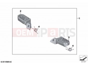 Footrest adjustable 2 | Footrest adjustable 2 - BMW Motorrad F 850 GS (0B39) 2021