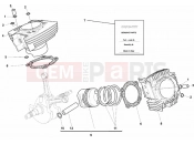 DUCATI 1999 Monster 750 Dark CYLINDER - PISTON » ENGINE CASE