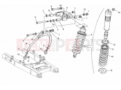 DUCATI 1999 Monster 750 Dark City REAR SHOCK ABSORBER » SWING ARM
