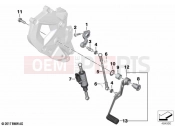 BMW Motorrad BMW 2022 F models F 900 XR A2 (0K41) Outer gearshift parts | Outer gearshift parts