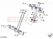 BMW Motorrad BMW 2022 F models F 900 XR A2 (0K41) Fork bridge, bottom / top | Fork bridge, bottom / top