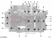 BMW Motorrad BMW 2022 F models F 900 XR A2 (0K41) Screw connection, crankcase | Screw connection, crankcase
