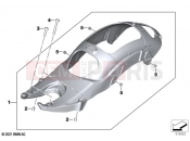 Rear frame | Rear frame - BMW Motorrad R 18 B (0L31, 0L33) 2021