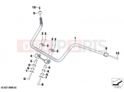 Motorcycle handlebar | Motorcycle handlebar - BMW Motorrad R 18 B (0L31, 0L33) 2021