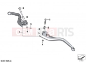 Hand lever adjustable | Hand lever adjustable - BMW Motorrad R 18 B (0L31, 0L33) 2021