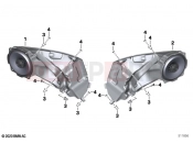 Loudspeaker front | Loudspeaker front - BMW Motorrad R 18 B (0L31, 0L33) 2021