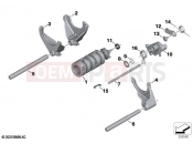 6-speed gearbox shift components | 6-speed gearbox shift components - BMW Motorrad R 18 B (0L31, 0L33) 2021