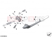 Side stand | Side stand - BMW Motorrad R 18 B (0L31, 0L33) 2021