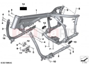 Main frame | Main frame - BMW Motorrad R 18 B (0L31, 0L33) 2021
