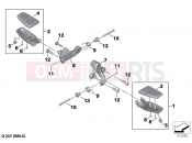 Footrest, front | Footrest, front - BMW Motorrad R 18 B (0L31, 0L33) 2021