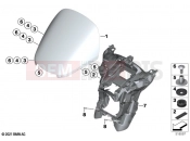 Windshield / mounting | Windshield / mounting - BMW Motorrad R 18 B (0L31, 0L33) 2021
