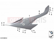 BMW Motorrad BMW 2022 S models S 1000 RR 19 (0E20) Side trim panel | Side trim panel