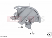 BMW Motorrad BMW 2022 S models S 1000 RR 19 (0E20) Fork bridge cover | Fork bridge cover