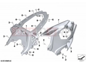 BMW Motorrad BMW 2022 S models S 1000 RR 19 (0E20) Tail part | Tail part