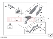 BMW Motorrad BMW 2022 S models S 1000 RR 19 (0E20) Footrest system, right | Footrest system, right