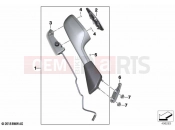 BMW Motorrad BMW 2022 S models S 1000 RR 19 (0E20) Mirror / LED turn indicators | Mirror / LED turn indicators