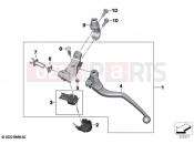 BMW Motorrad BMW 2022 S models S 1000 RR 19 (0E20) Clutch control assembly | Clutch control assembly