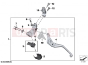 BMW Motorrad BMW 2022 S models S 1000 RR 19 (0E20) Clutch control assembly 2 | Clutch control assembly 2