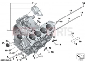 BMW Motorrad BMW 2022 S models S 1000 RR 19 (0E20) Engine housing | Engine housing