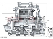 BMW Motorrad BMW 2022 S models S 1000 RR 19 (0E20) Engine housing screw connection | Engine housing screw connection