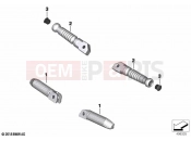 BMW Motorrad BMW 2022 S models S 1000 RR 19 (0E20) Footrests | Footrests